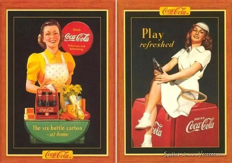 可口可乐早期广告